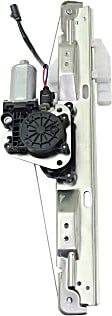 Rear, Driver Side Power Window Regulator, With Motor