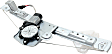 Rear, Passenger Side Power Window Regulator, With Motor