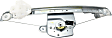 Rear, Passenger Side Power Window Regulator, With Motor
