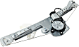 2004 Chrysler Pacifica Base - Rear, Driver Side Power Window Regulator, With Motor