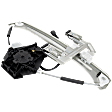 Rear, Driver Side Window Regulator, Power, 4 Cyl., 2.4L Engine