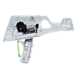 Rear, Passenger Side Window Regulator, Power