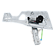 Rear, Driver Side Window Regulator, Power