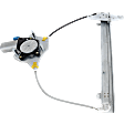 Rear, Driver Side Window Regulator, Power, With 2-Prong Connector