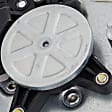 Rear, Driver Side Window Regulator, Power, With 2-Prong Connector