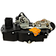 Rear, Passenger Side Door Lock Actuator, Plastic and Metal Material, Integrated