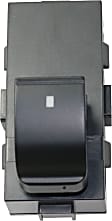 Rear, Driver or Passenger Side Window Switch, Black, 1-Button
