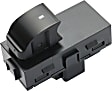Rear, Driver or Passenger Side Window Switch, Black, 1-Button