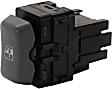 Front, Passenger Side Window Switch, Black