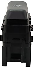 Front, Passenger Side Window Switch, Black