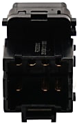 Front, Passenger Side Window Switch, Black