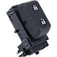 Front, Driver Side Door Lock Switch Black
