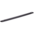 Textured Bed Rail Cap, Black, Plastic