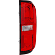 Passenger Side Tail Light, With bulb(s), Halogen, Red Lens