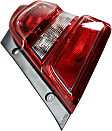 Passenger Side Tail Light, with Bulb, LED, Red Lens
