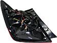 Passenger Side Tail Light, with Bulb, LED, Red Lens