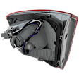 Driver Side, Inner Tail Light, with Bulb, Halogen, Clear and Red Lens