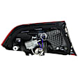 Passenger Side, Inner Tail Light, With bulb(s), Halogen, Clear and Red Lens CAPA CERTIFIED