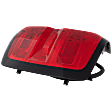 2017 Chevrolet Silverado 1500 Custom - Driver Side Halogen Tail Light, With bulb(s), For Models Without Accent light, OE Replacement, CAPA Certified