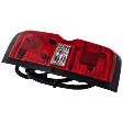 2017 Chevrolet Silverado 1500 Custom - Driver Side Halogen Tail Light, With bulb(s), For Models Without Accent light, OE Replacement, CAPA Certified