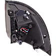 Passenger Side, Outer Tail Light, with Bulb, Halogen, Red Lens, 6 Cyl., 3.6L Engine, CAPA Certified