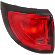 2020 Chrysler Voyager - Driver Side, Outer Halogen Tail Light, With bulb(s), Mounts on Body, OE Replacement