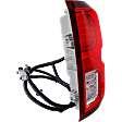 2017 Chevrolet Silverado 1500 Custom - Passenger Side LED Tail Light, With bulb(s), OE Replacement
