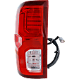 Driver Side Tail Light, with Bulb, LED, Clear and Red Lens