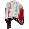 Driver and Passenger Side Tail Light, with Bulbs, Halogen/LED Combo, Clear Lens