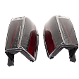 Driver and Passenger Side Tail Light, with Bulbs, Halogen/LED Combo, Clear Lens