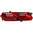 Driver Side Tail Light, with Bulb, LED, Clear and Red Lens, Stingray Model