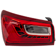 Driver Side, Outer Tail Light, with Bulb, LED, Clear Lens