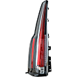 2015-2020 Cadillac Escalade ESV - Driver Side Tail Light, with Bulb, Halogen, Clear and Red Lens, 8 Cyl., 6.2L Engine