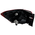Passenger Side, Outer LED Tail Light, With bulb(s), OE Replacement, CAPA Certified