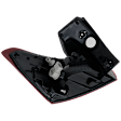 Passenger Side, Outer LED Tail Light, With bulb(s), OE Replacement, CAPA Certified