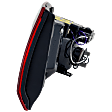Driver Side, Inner Tail Light, with Bulb, LED, Mounts On Luggage Lid, CAPA CERTIFIED