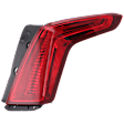 Passenger Side, Outer Tail Light, with Bulb, LED, Red Lens, Mounts On Body