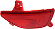 Rear, Passenger Side Bumper Reflector
