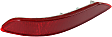 Rear, Passenger Side Bumper Reflector, CAPA Certified