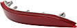 Rear, Passenger Side Bumper Reflector, CAPA Certified