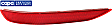 2022 Chevrolet Equinox - Rear, Driver Side Bumper Reflector, CAPA Certified