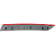 Rear, Passenger Side Bumper Reflector