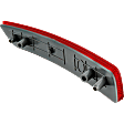 Rear, Driver Side Bumper Reflector