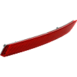 Rear, Driver Side Bumper Reflector