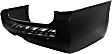 Rear Primed Bumper Cover, With Parking Aid Sensor Holes, CAPA Certified