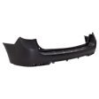 Rear, Upper Primed Bumper Cover CAPA Certified