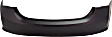 Rear Primed Bumper Cover, Without Blind Spot Sensor Holes