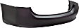 Rear Primed Bumper Cover, Without Blind Spot Sensor Holes