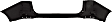 2022 Chevrolet Equinox - Rear, Upper Primed Bumper Cover, For Models With Blind Spot Sensor Holes
