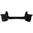 Rear Primed Bumper Cover, For Models without Parallel Park Assist and Blind Spot Sensor